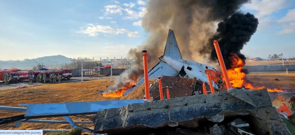 Thailand Cari Info 2 Warganya Jadi Korban Pesawat Korsel Terbakar 179 Tewas